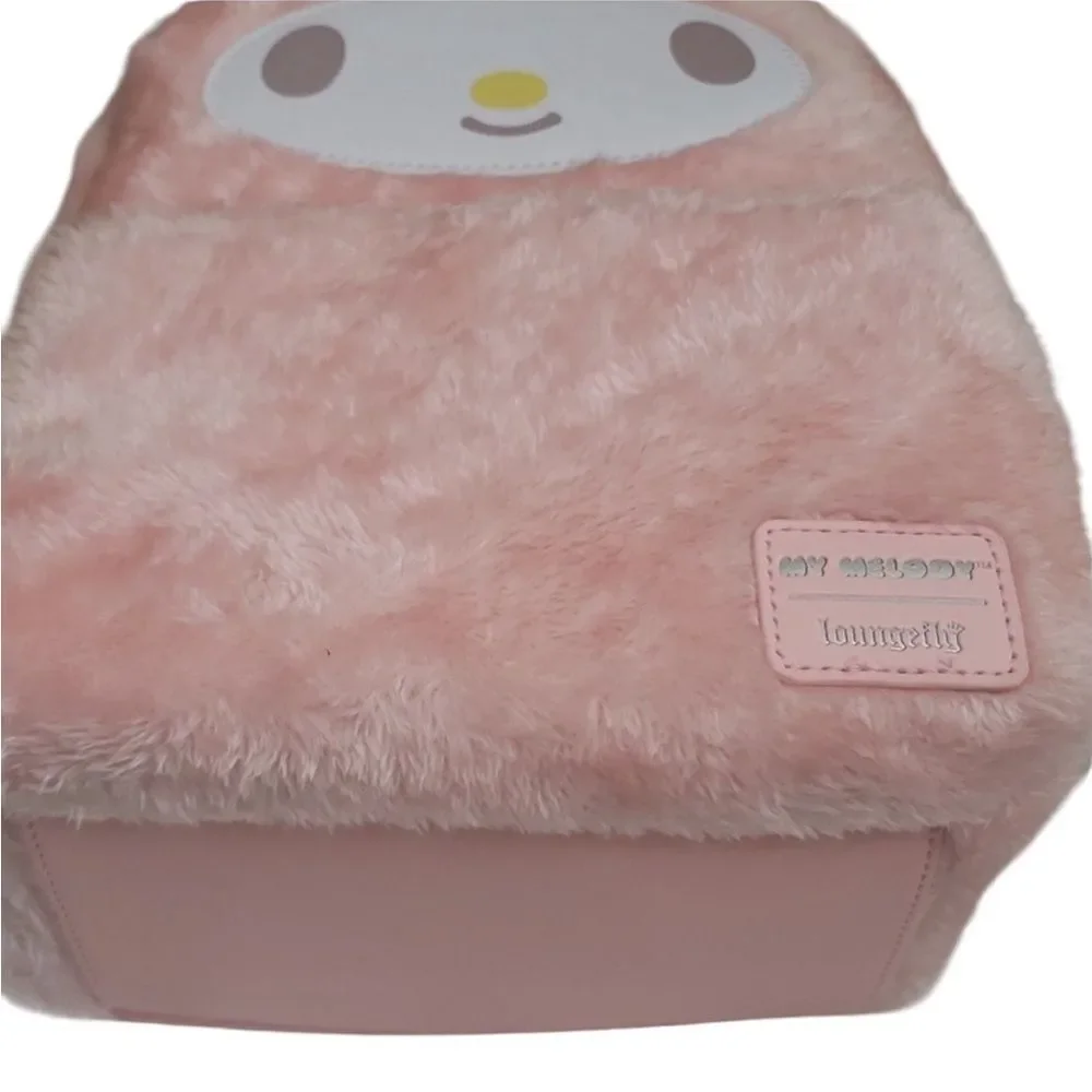 Loungefly My Melody Cosplay Fuzzy Figural‎ Mini Backpack - Picture 10 of 10